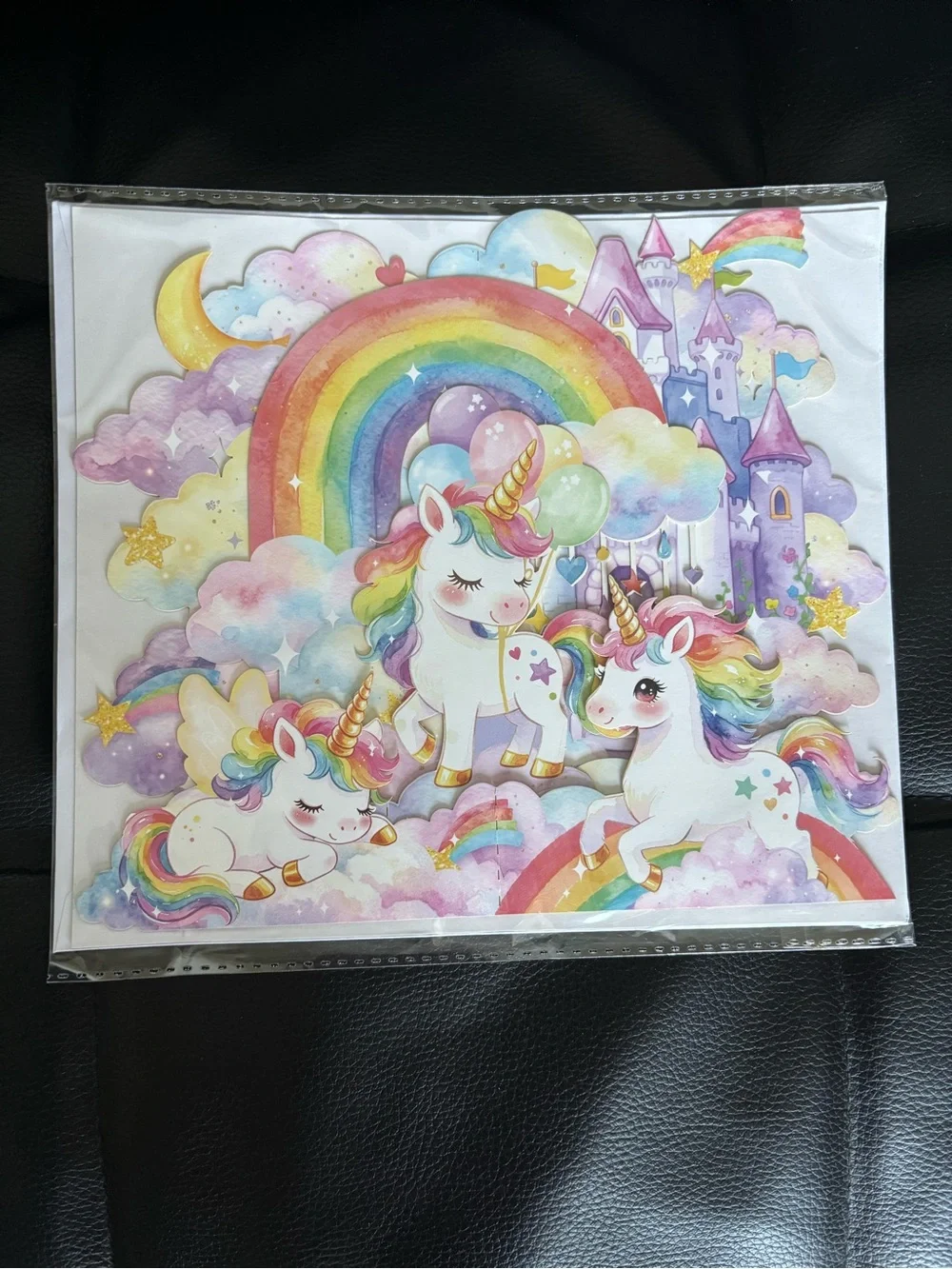 Rainbow Unicorn Pop-Up Card